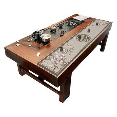 中式茶几皮革茶席桌旗干泡茶盘垫