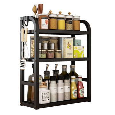 厨房调料置物架台面多功能调味料品罐收纳盒家用台面分层收纳架子