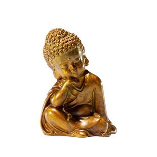 朱炳仁铜 四不小和尚中式桌面铜摆件精品家居饰品茶道茶宠小沙弥