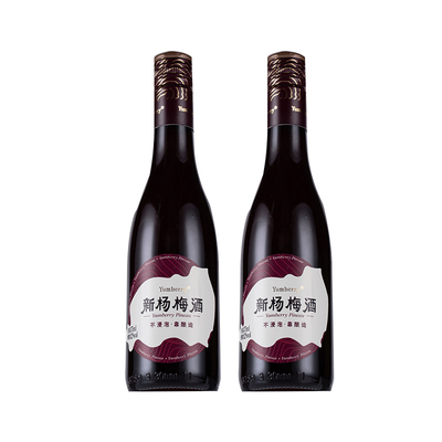 扬百利仙居新杨梅酒375ml*4瓶过年送礼盒女士微醺果酒新年礼盒