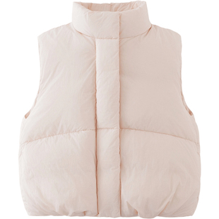 [加厚面包服]马克珍妮女童轻盈保暖羽绒服马甲儿童冬装新款551762