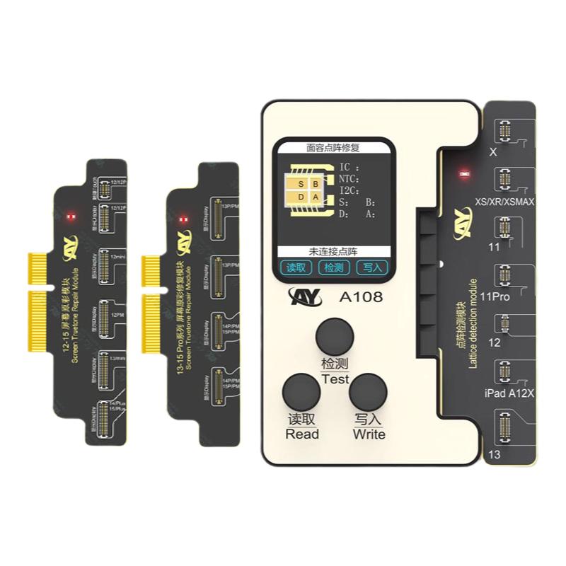 AY面容点阵外置排线原彩亿信修复仪12 14-15 13pro电池效率免焊接