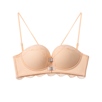 前扣聚拢交叉美背小胸显大文胸