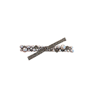 精致高级感珍珠发夹少女刘海夹高级感碎发鸭嘴夹前额边夹侧边夹子