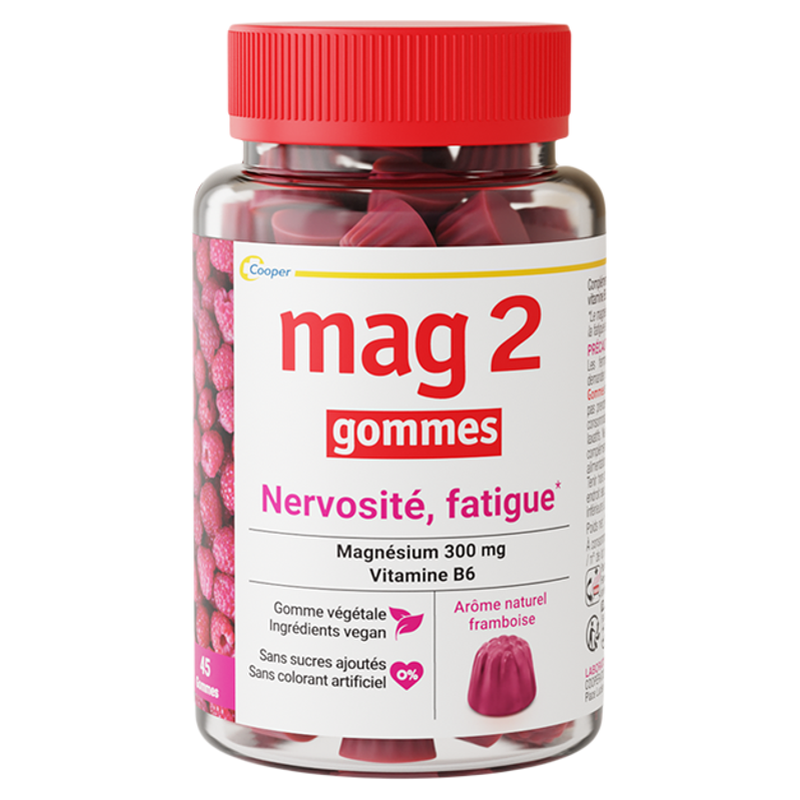 Mag2镁软糖树莓味补充有机镁