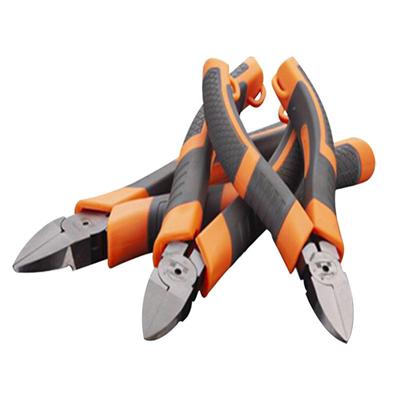 金阳竹节柄水口钳6寸偏口钳剪钳斜口钳双刃口5寸水口钳塑料剪口钳