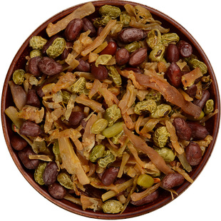 秋知余临安多味笋丝花生青豆笋干独立小包装即食笋尖杭州特产零食