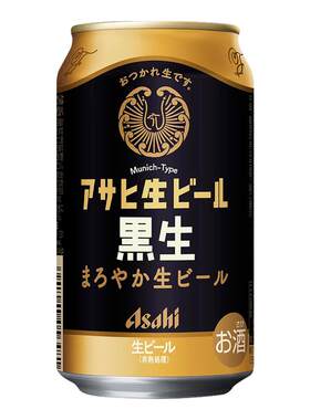 日本进口ASAHI朝日复活黑啤生啤酒新垣结衣同款啤酒350ml/500ml