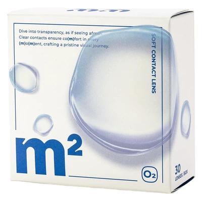 MM隐形眼镜日抛30片小蓝片透明片带度数一次性水润舒适近视眼镜