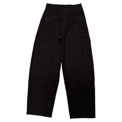 秋季新款工装风弯刀裤女