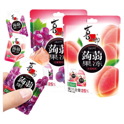 喜之郎蒟蒻果冻120g吸吸果肉网红