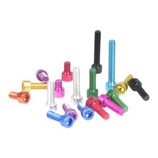 M6x8-40彩色铝合金杯头螺栓 加长内六角航模超轻金属圆柱头螺丝钉