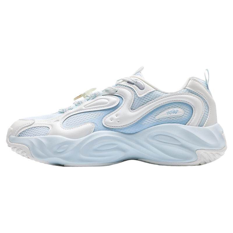 特步雪糕鞋2丨休闲鞋女鞋夏季网面透气百搭厚底运动鞋复古老爹鞋