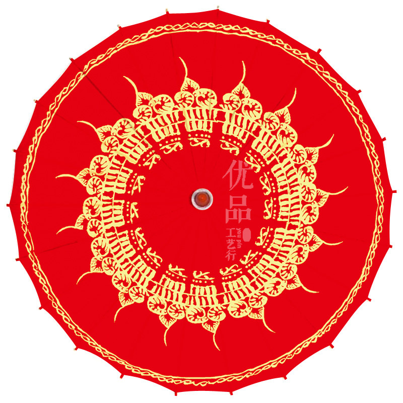 新款秧歌花伞剪纸伞社火表演舞蹈扇演出舞蹈伞陕北秧歌花伞