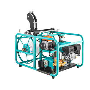 精德全自动新型汽油打药机农用大功率柴油电动遥控收放管打药神器