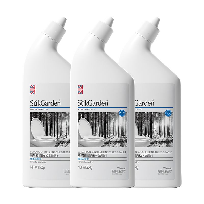 蔬果园洁厕灵液强力除垢除臭清香型家用厕所马桶去污去异味清洁剂
