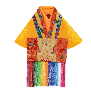 欧斯特 佛衣披风7寸10寸佛像适合释迦牟尼阿弥陀佛药师佛像佛袍