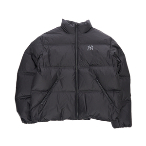 MLB羽绒服男女25冬季新款NY大标防风立领运动棉羽外套3ADJB1356