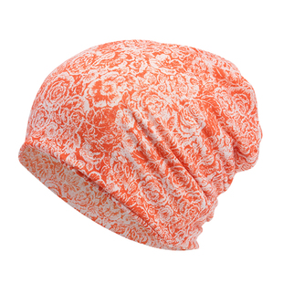 波西米亚秋季套头帽女士月子帽子围脖两用化疗睡帽户外休闲堆堆帽