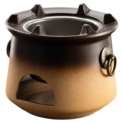 容山堂粗陶窑变围炉煮茶炭炉