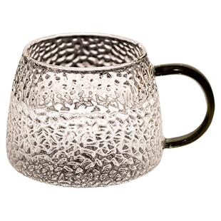 玻璃杯客厅耐高温茶水杯子创意牛奶早餐杯加厚防爆家用喝水杯套装