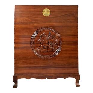 樟木箱香樟木箱子全樟木大容量可挂衣服实木收纳箱字画收藏储物箱