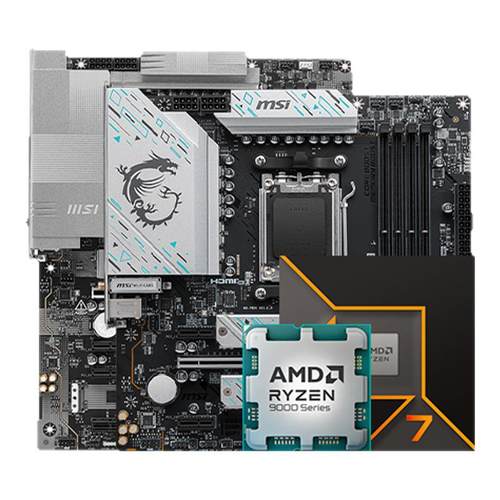 AMD锐龙7700/9700X/8700G微星迫击炮B650MB850M迫击炮主板CPU套装