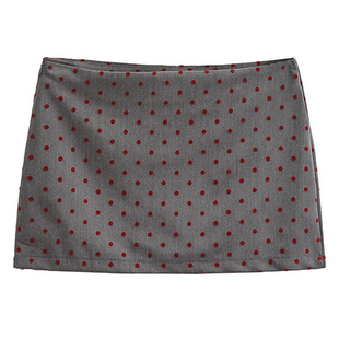 【包邮】辣妹复古波点半身裙早秋新款显瘦百搭A字防走光包臀短裙