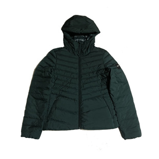 专柜正品冬款AIGLE艾高排骨羽绒服女白鹅绒收腰轻量保暖连帽外套