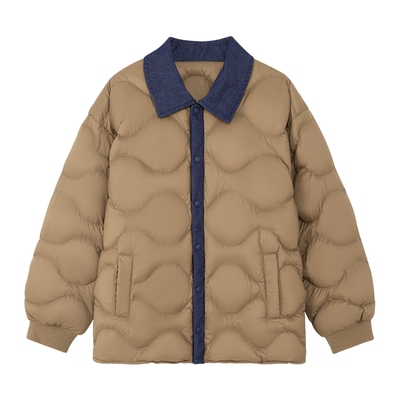 男童四级防水拼接羽绒衬衫内胆
