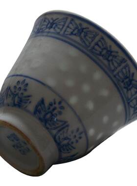 功夫茶具品茗杯青花陶瓷景德镇
