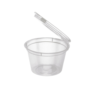 酱料杯一次性连体带盖1安/1.5安/2安/3安/4安/5安外卖调料打包盒