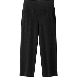 英氏孕妇阔腿裤秋冬新款外穿阔腿长裤2025新款无托腹布直筒休闲裤