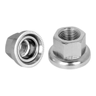 死飞花鼓螺母螺丝后轴螺帽品牌法兰前轮后轮螺丝防滑前轴自行车