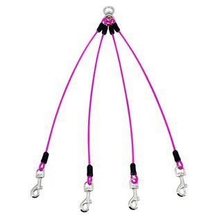 一拖二拖三拖四狗狗牵引绳防缠绕遛狗绳小中大型犬宠物双头狗绳子