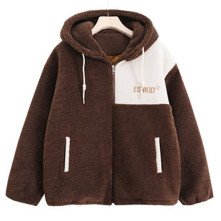 女大童秋冬装2026新款儿童洋气韩版厚外套初中生女孩上衣青少年潮