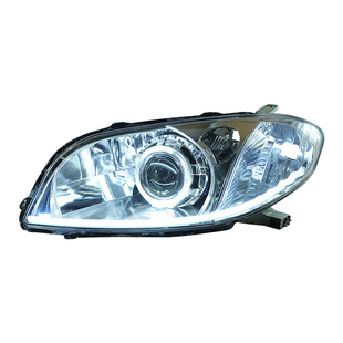 适用于02-05款丰田威驰大灯总成改装led双光透镜天使眼日行灯激光