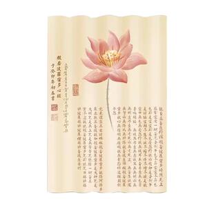 定制开放式无门大衣柜防尘遮挡帘衣橱遮丑帘免打孔自粘式荷花布帘