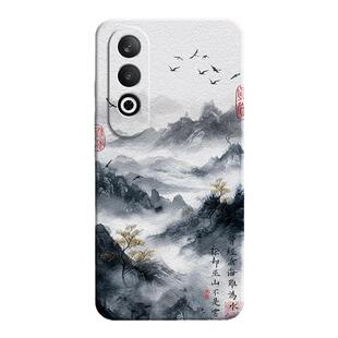 肌理水墨适用oppoK12Plus手机壳K12Plus新款OPPO5G硅胶PKS110艺术保护套OPPOPKS全包防摔0pp0男女小众高级感