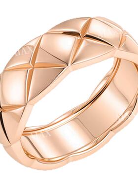 TWINSLULU高级感菱格纹戒指