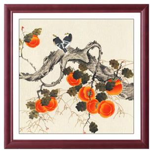 齐白石装饰画客厅玄关餐厅挂画国画书房字画墙壁画新中式事事如意