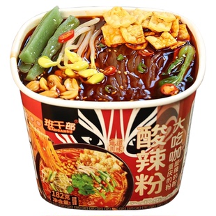 班干部酸辣粉大桶装方便速食带贡菜豆芽大份量方便面泡面宿舍夜宵