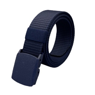 新款腰带男学生军训工装轻量化户外运动休闲加长皮带扣无金属战术