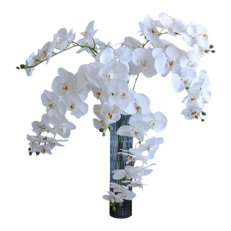 蝴蝶兰仿真花客厅摆设花花束高级感轻奢餐桌花网红爆款花束装饰花