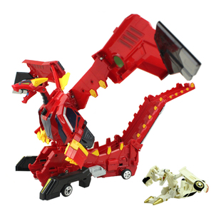 韩版魔幻爆裂变形车神威甲天渊钢铁巨神恐龙男孩玩具韩国对战游戏