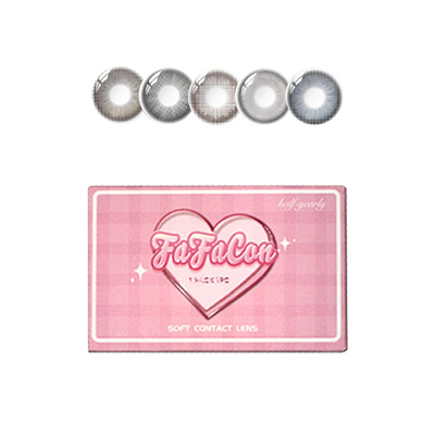Fafacon美瞳半年抛中小直径甜欲氛围感天赋泪珠焦糖雀斑丁达尔蓝
