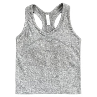 一体式运动背心带胸垫修身内搭工字型外穿女显瘦短款吊带无袖上衣