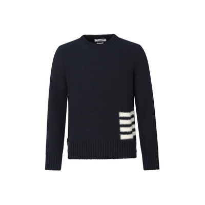 ThomBrowne时尚条纹羊毛毛衣