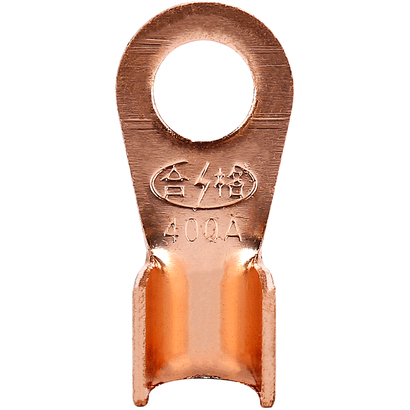 伊莱科开口接线端子铜鼻子电线接头快速冷压压线线鼻子OT系列100A