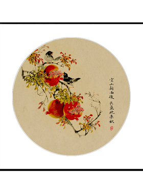 实木框油画布国画来图定制尺寸
